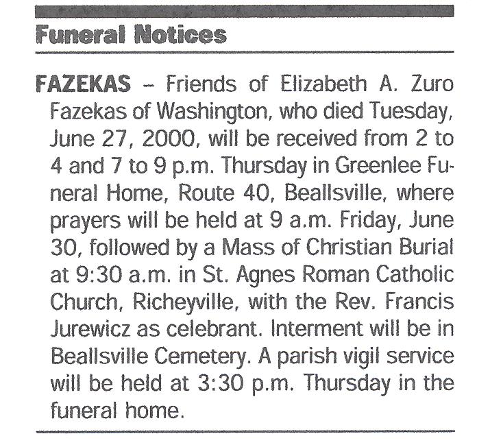 Elizabeth A. Fazekas